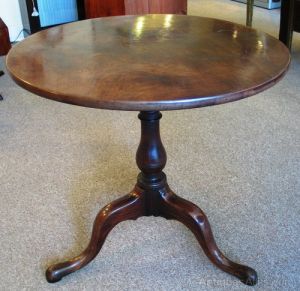 George III Mahogany Tripod Table