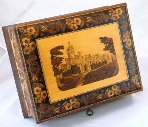 Silk Lined Tunbridge Ware Box